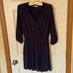 Lush  mini dress navy blue size M medium.